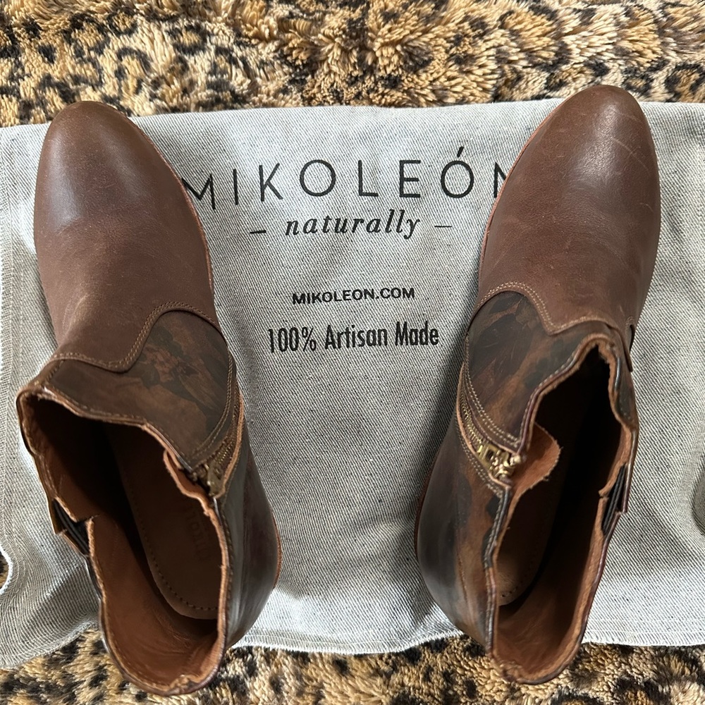 MIKOLEON chelsea cruz mulan booties